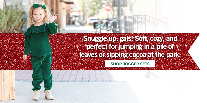 Snuggle up, gals! Soft, cozy, and perfect for jumping in a pile of leaves or sipping cocoa at the park.